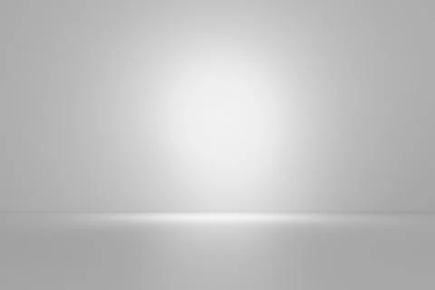 Abstract backdrop white background. Minimal empty space. 3D rendering of an i 库存插图