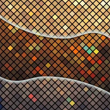 Abstract backgrond with mosaic. Stock Illustration