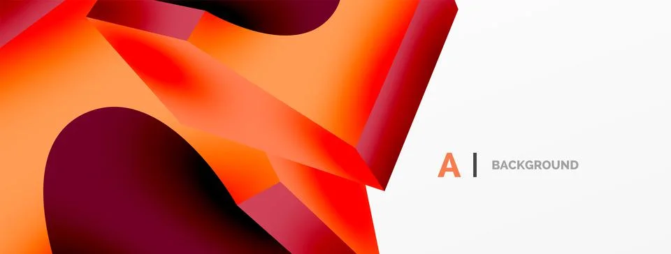 Abstract background - 3d abstract shape. Wallpaper for concept of AI technology イラスト素材