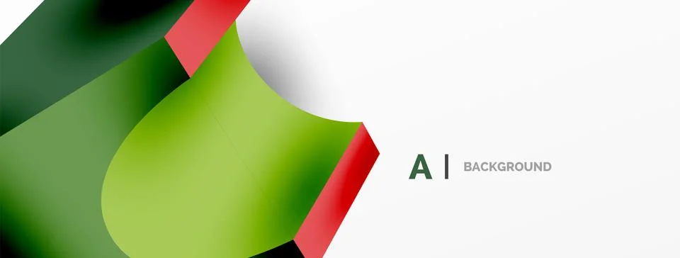 Abstract background - 3d abstract shape. Wallpaper for concept of AI technology Ilustración de archivo