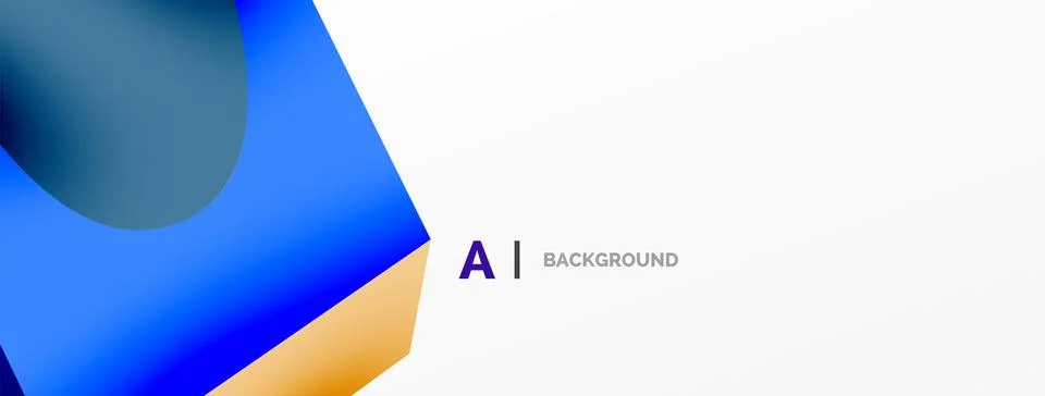 Abstract background - 3d abstract shape. Wallpaper for concept of AI technology イラスト素材