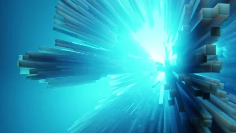 Abstract background 3D animation with light - loop Видео 169939317