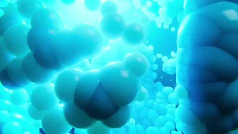 Abstract background 3D animation with light - loop Stock-Footage 170113239