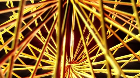 Abstract background 3D animation shiny rod structure transform in space loop 스톡 동영상 149732712