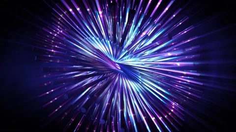 Abstract background 3D animation shiny futuristic object transforms Stockbeeldmateriaal 171418093