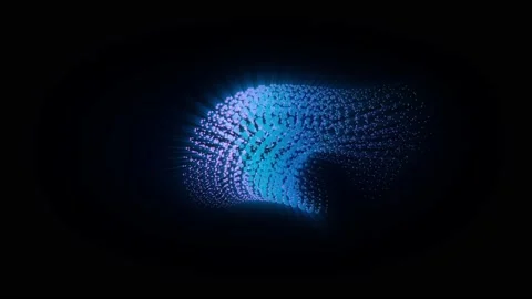 Abstract background 3D animation shiny futuristic object transforming 스톡 동영상 202163100