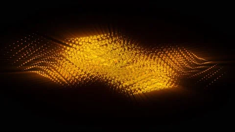 Abstract background 3D animation shiny futuristic object transforming 스톡 동영상 203226742