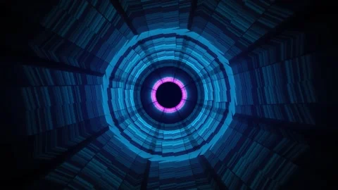 Abstract background 3D animation shiny futuristic object transforming Stock-Footage 204078939