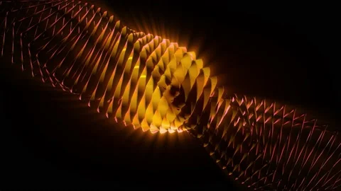 Abstract background 3D animation shiny futuristic object transforming 스톡 동영상 210712109