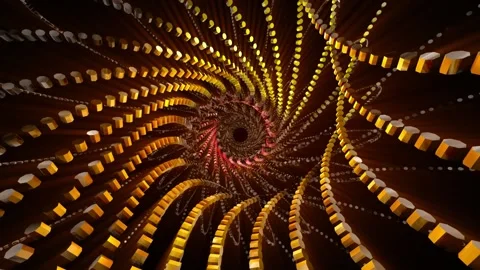 Abstract background 3D animation shiny futuristic object transforming Stock-Footage 216014839