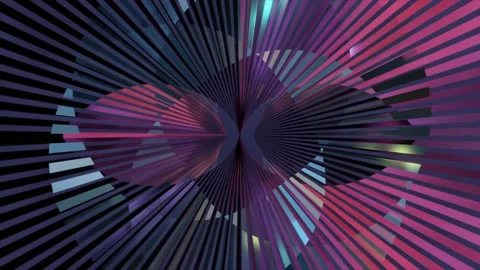 Abstract background 3D animation shiny futuristic objects transforming Video stock 238847363