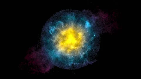 Abstract background 3D animation shiny particles and sparks Stock-Footage 259208755