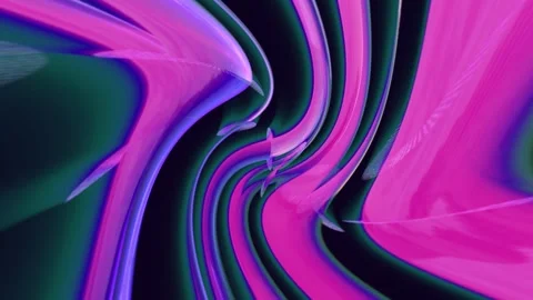 Abstract background 3D animation of a shiny blue and pink irregular geometri Stock Footage 267991533