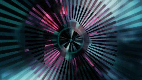 Abstract background 3D animation shiny glass and metal reflective objects Stock Footage 285833267