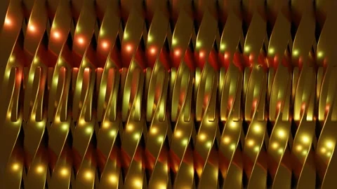 Abstract background 3D animation shiny glass and metal reflective objects Video stock 291054815