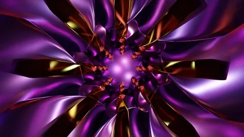 Abstract background 3D animation shiny glass and metal reflective objects Video stock 293912239