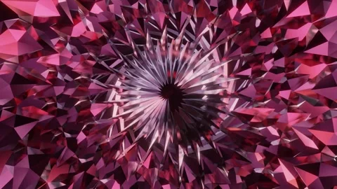 Abstract background 3D animation shiny glass and metal reflective objects Stock-Footage 297470750