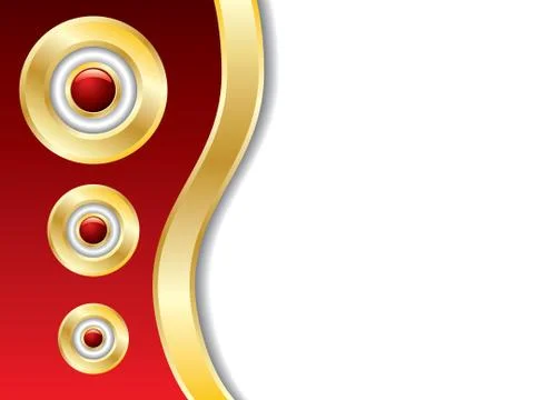 Abstract background with 3d balls Stock Illustration