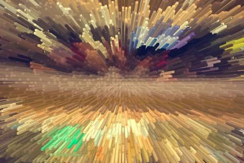 Abstract background of 3d blocks Stock Illustration