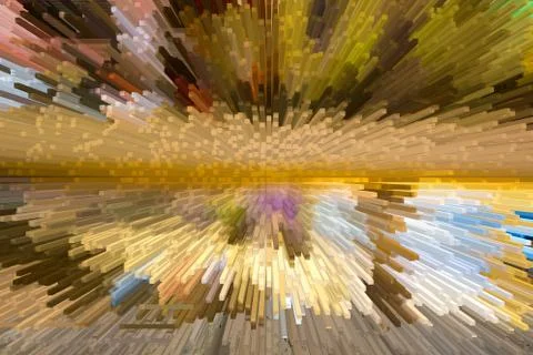 Abstract background of 3d blocks Stock Illustration