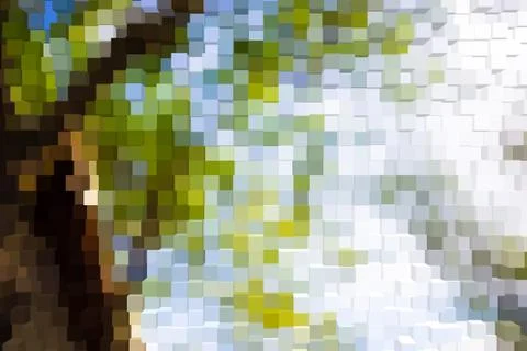 Abstract background of 3d blocks Stock Illustration