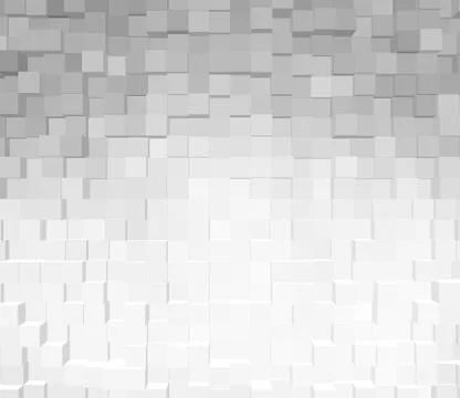 Abstract background of 3d blocks Stock Illustration