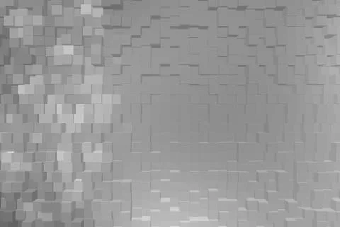 Abstract background of 3d blocks Stock Illustration