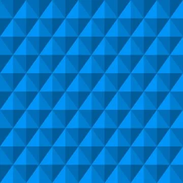 Abstract background with 3d blue diamonds Illustrazione stock