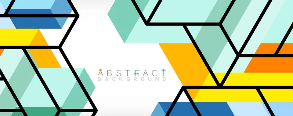 Abstract background. 3d cubes, cubic elements and blocks. Techno or business イラスト素材