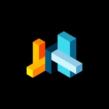 Abstract background. 3d cubes, cubic elements and blocks. Techno or business イラスト素材