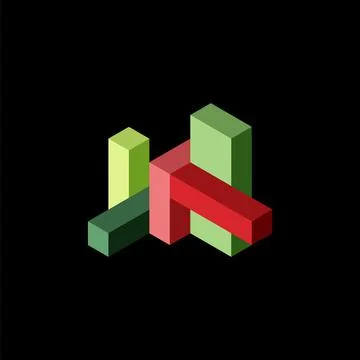 Abstract background. 3d cubes, cubic elements and blocks. Techno or business Illustrazione stock