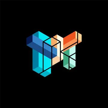 Abstract background. 3d cubes, cubic elements and blocks. Techno or business Illustrazione stock