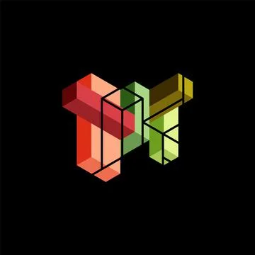 Abstract background. 3d cubes, cubic elements and blocks. Techno or business 스톡 일러스트