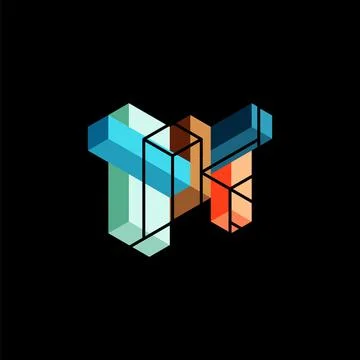 Abstract background. 3d cubes, cubic elements and blocks. Techno or business Illustrazione stock