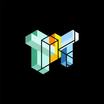 Abstract background. 3d cubes, cubic elements and blocks. Techno or business Illustrazione stock