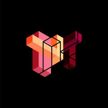 Abstract background. 3d cubes, cubic elements and blocks. Techno or business 스톡 일러스트