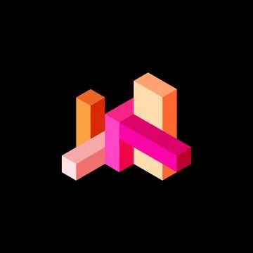 Abstract background. 3d cubes, cubic elements and blocks. Techno or business イラスト素材