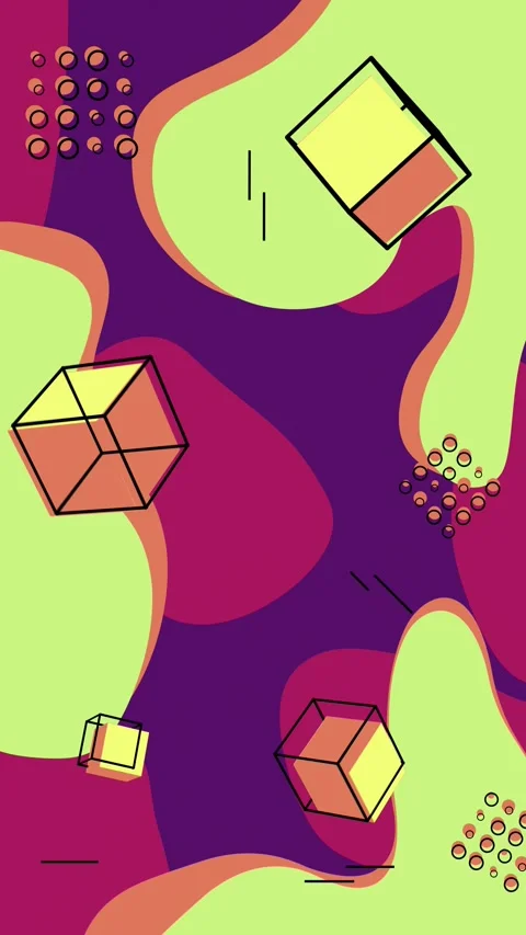 Abstract background with 3D cubes. Stock-Footage 249933287