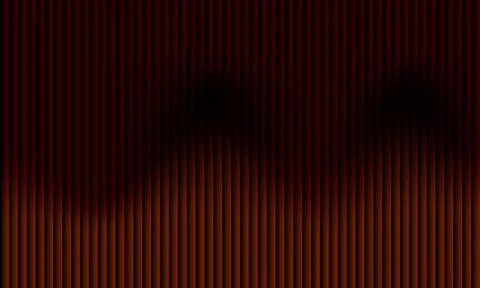 Abstract background with 3D dark red fluted glass texture and vertical line.. Stock Illustration