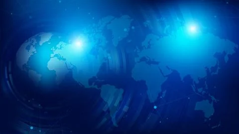 Abstract background 3D globe sphere and dotted world map 004 Stock Illustration