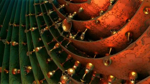 Abstract background 3D Stock Illustration