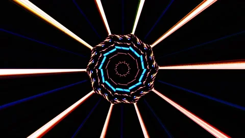 Abstract background 3D lines multicolor texture.Background makes animation Video stock 170190683