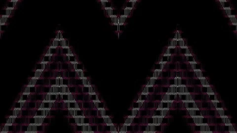 Abstract background 3D lines multicolor texture.Background makes animation Video stock 253290237