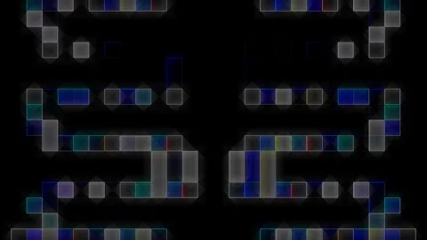 Abstract background 3D lines multicolor texture.Background makes animation Video stock 303591334