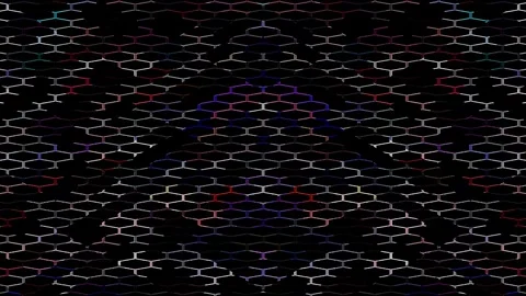 Abstract background 3D lines multicolor texture.Background makes animation Video stock 306317759