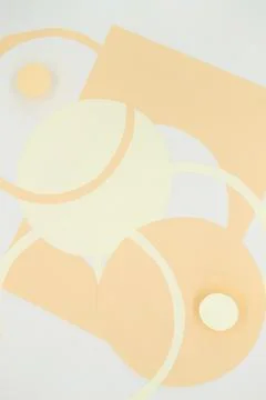 Abstract background with 3D paper elements,  resembles female forms Stock Photos