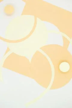 Abstract background with 3D paper elements,  resembles female forms Stock Photos