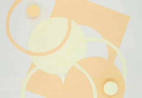 Abstract background with 3D paper elements,  resembles female forms Stock Photos