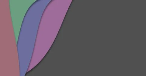 Abstract background with 3d paper layers Stock Illustration