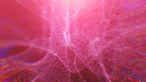Abstract background 3d render. Chaotic particles with random size. Video stock 104873893